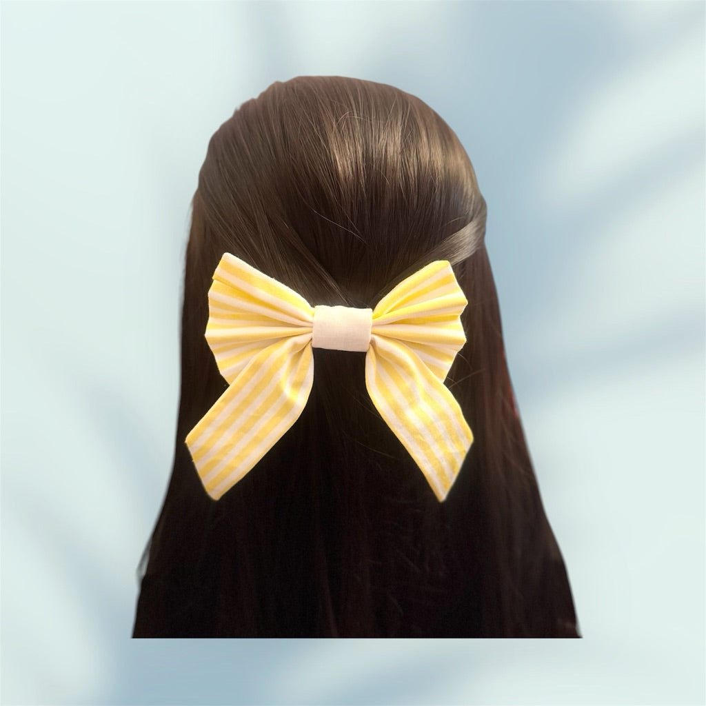 Medium Tail Hair Bow Clip