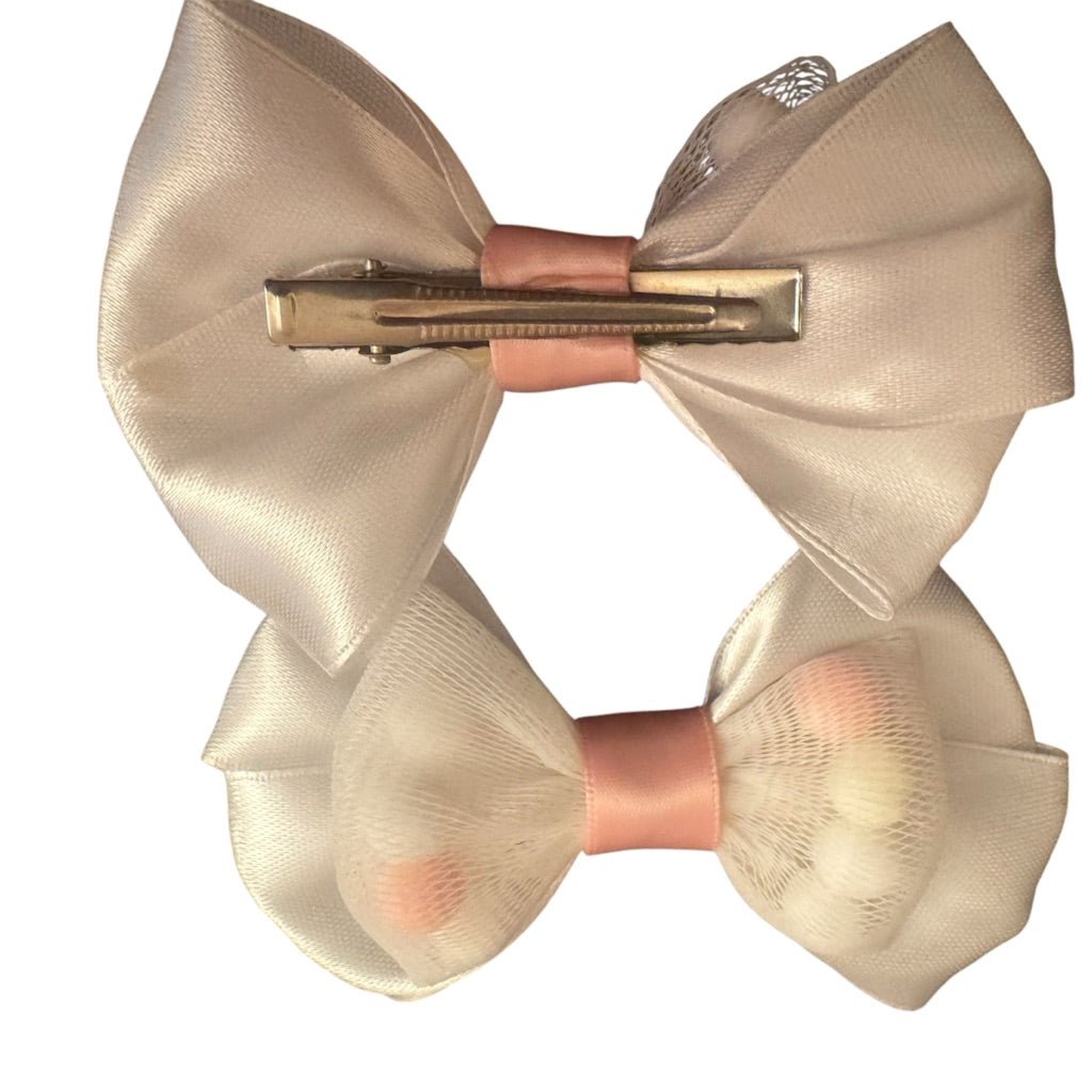 Double bow Hair Clip