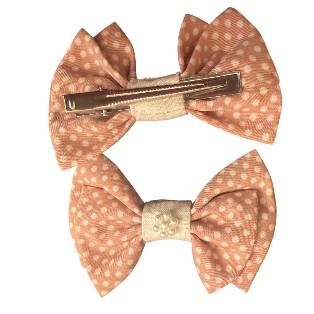 Double bow Hair Clip
