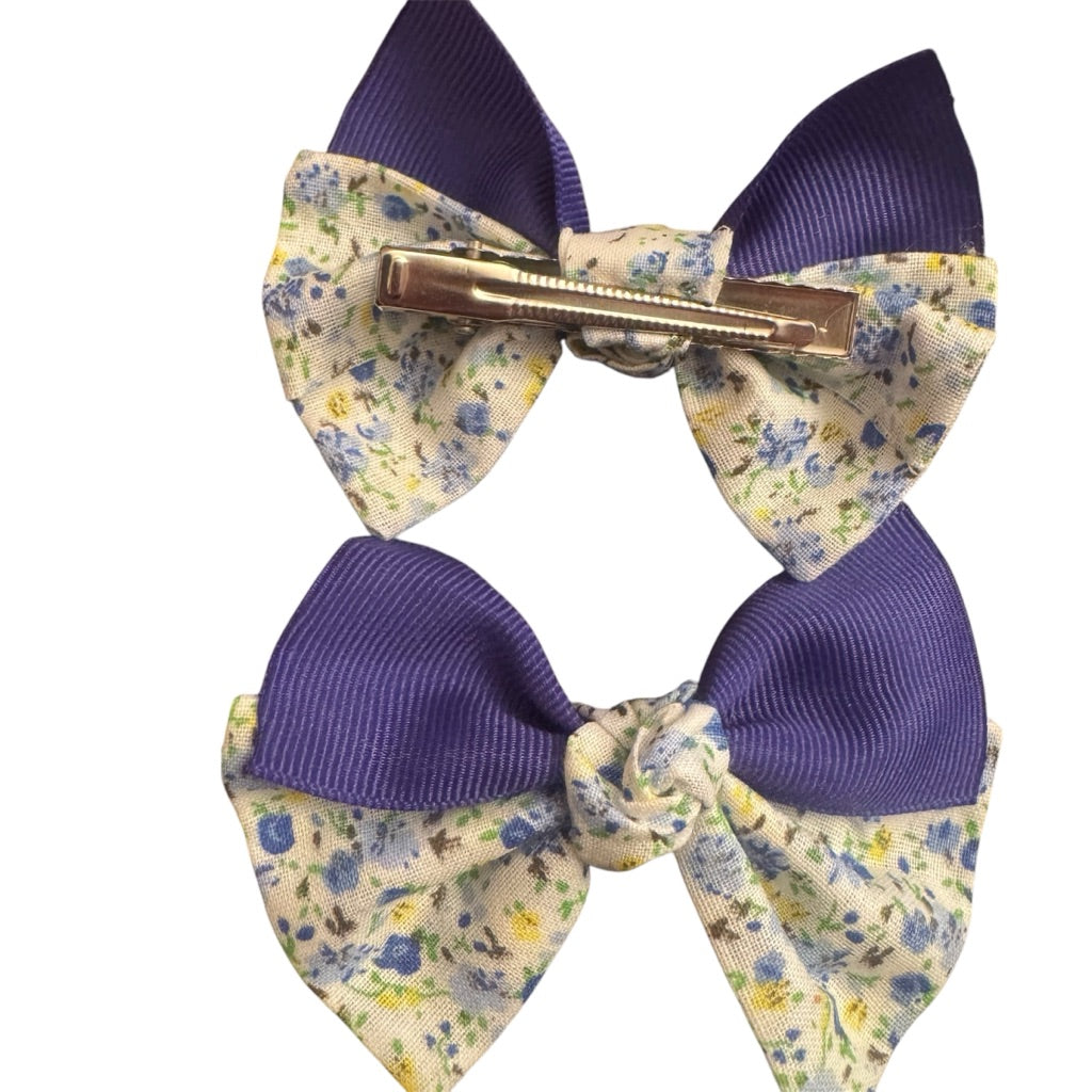 Double bow Hair Clip