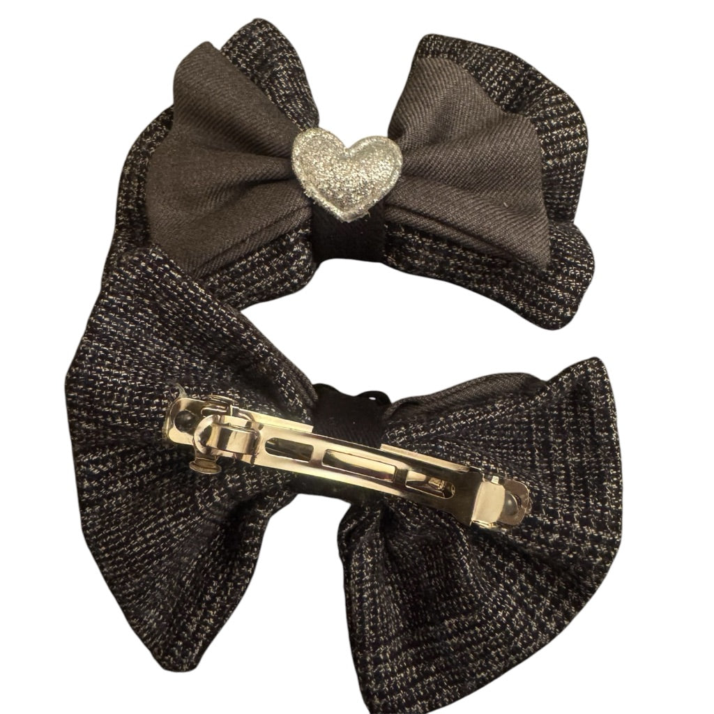 Double bow Hair Clip