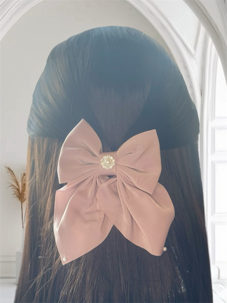Medium Tail Hair Bow Clip