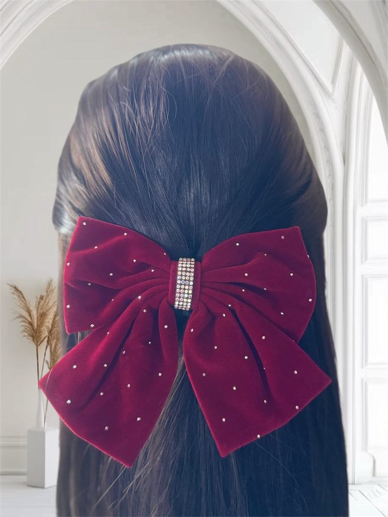 Deluxe Iron Hair Bow clip