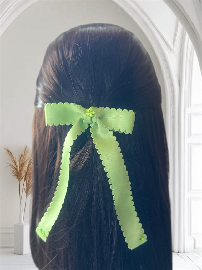 Long Tail Hair Bow