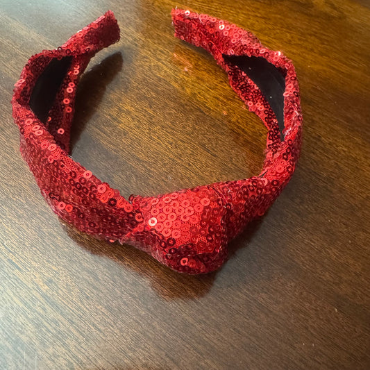 Cross Top knot, Twisted knotted design headband