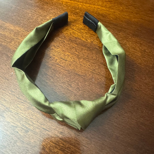 Cross Top knot, Twisted knotted design headband