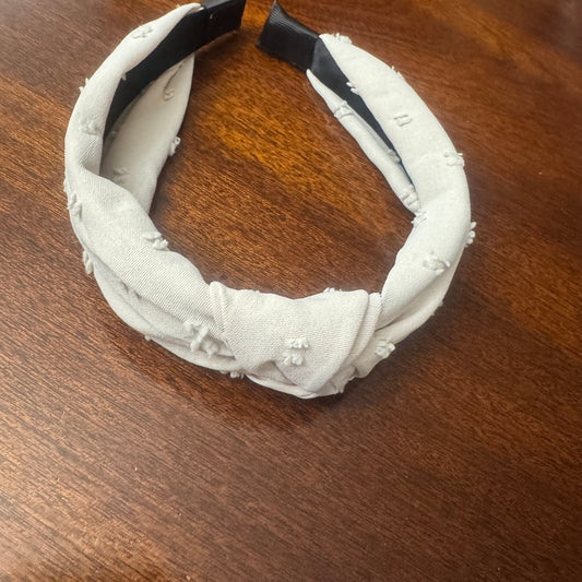 Cross Top knot, Twisted knotted design headband