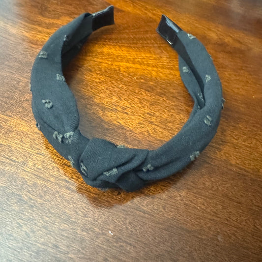 Cross Top knot, Twisted knotted design headband