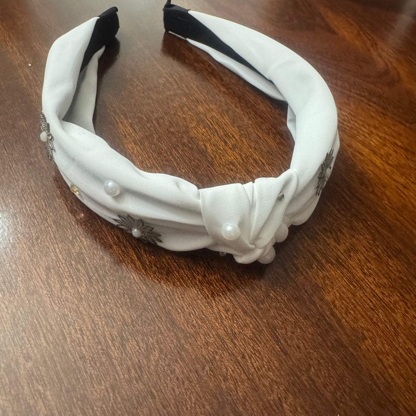 Cross Top knot, Twisted knotted design headband