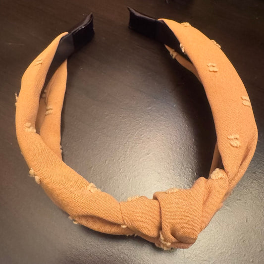 Cross Top knot, Twisted knotted design headband