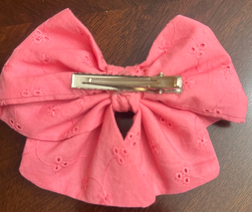 Medium Tail Hair Bow Clip