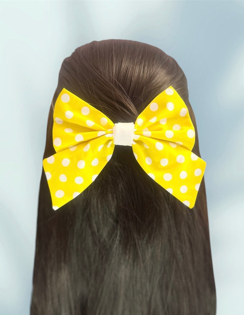 Medium Tail Hair Bow Clip