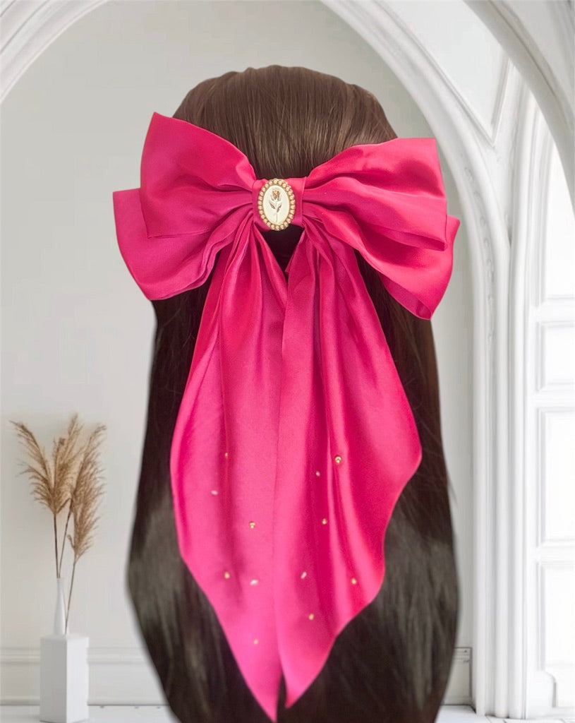 Long Tail Hair Bow