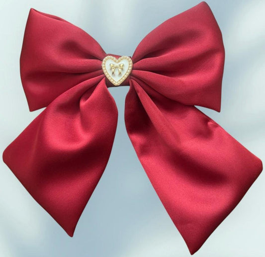 Deluxe Iron Hair Bow clip