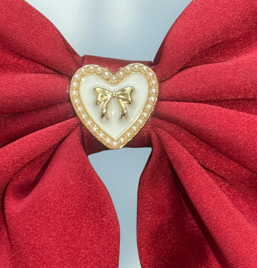 Deluxe Iron Hair Bow clip