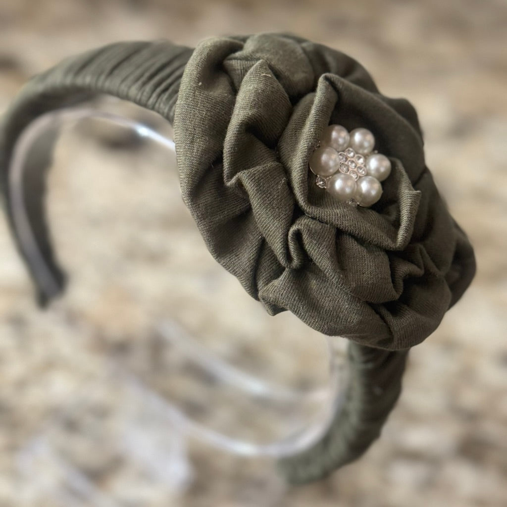 Headband with Big Flower