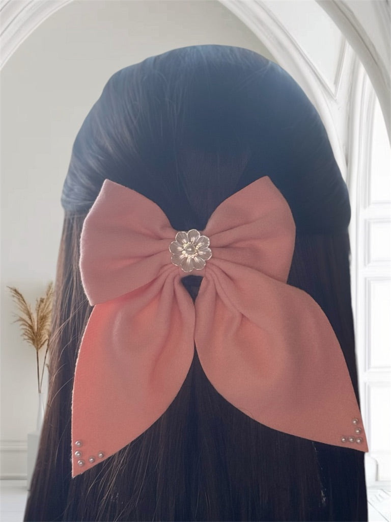 Medium Tail Hair Bow Clip
