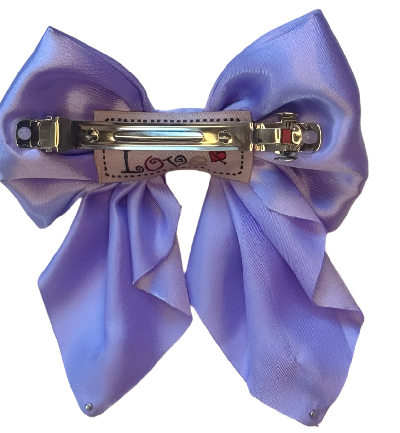 Medium Tail Hair Bow Clip