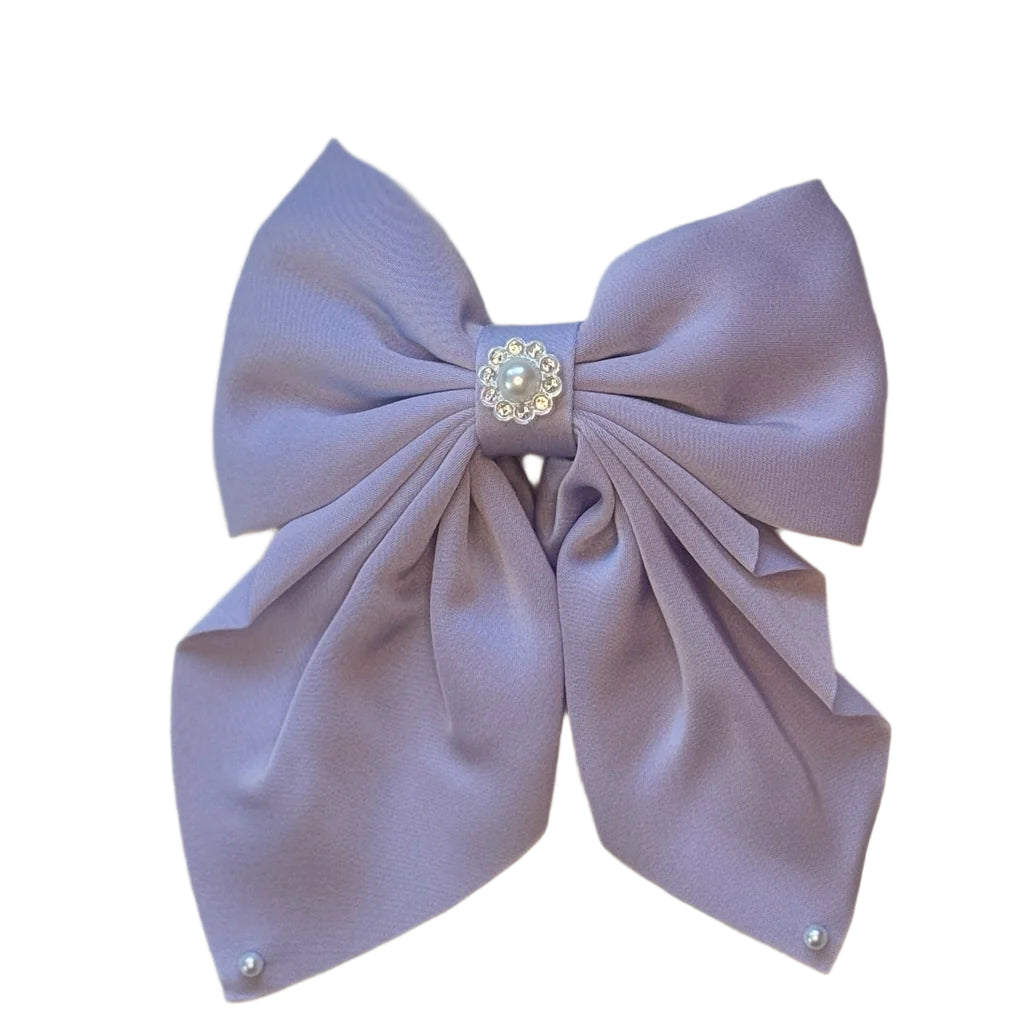 Medium Tail Hair Bow Clip
