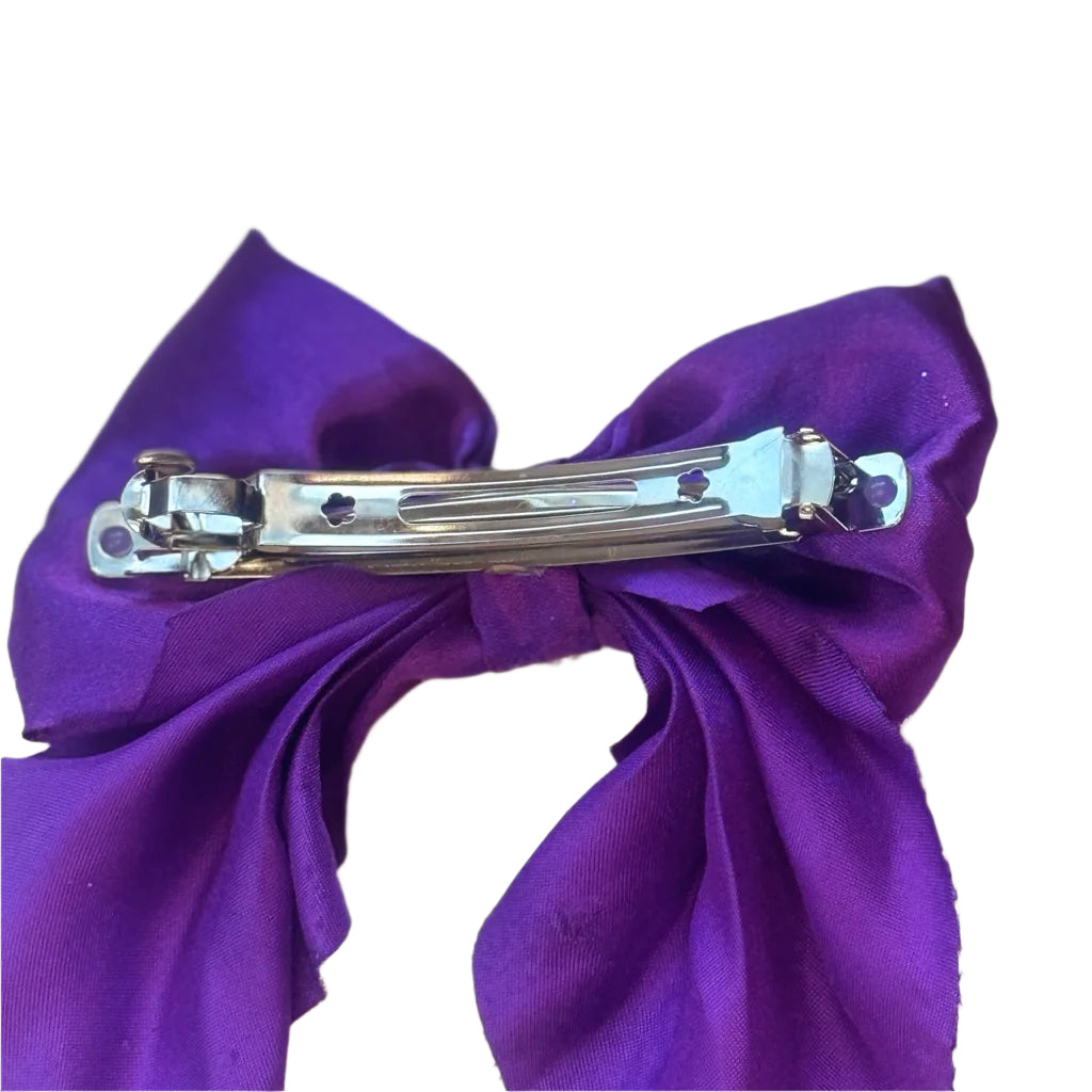 Medium Tail Hair Bow Clip