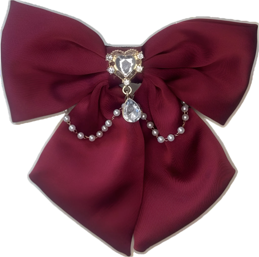 Deluxe Iron Hair Bow clip
