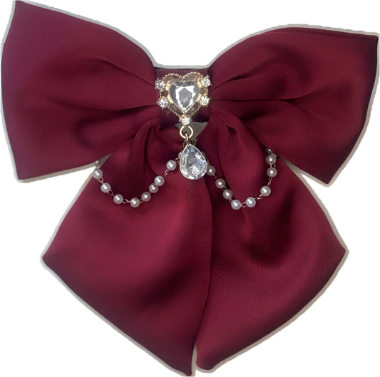 Deluxe Iron Hair Bow clip