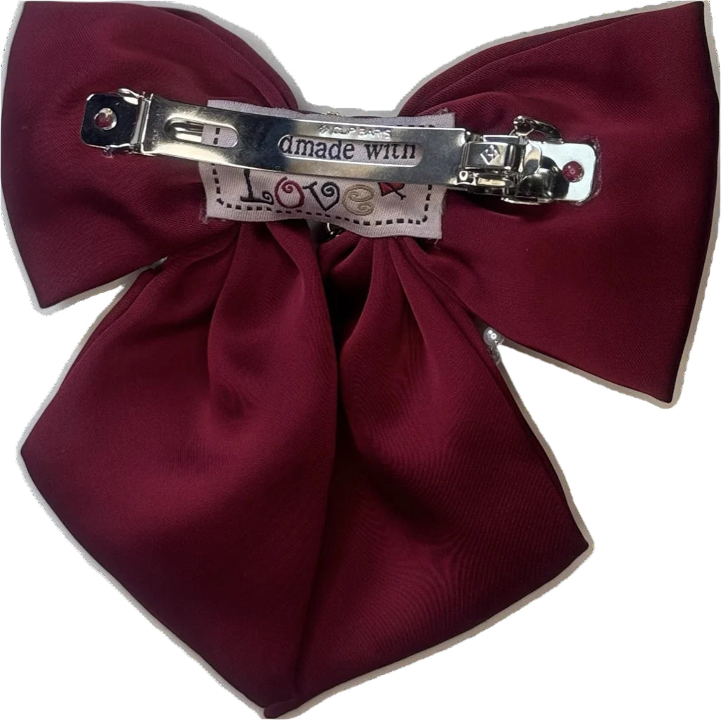 Deluxe Iron Hair Bow clip