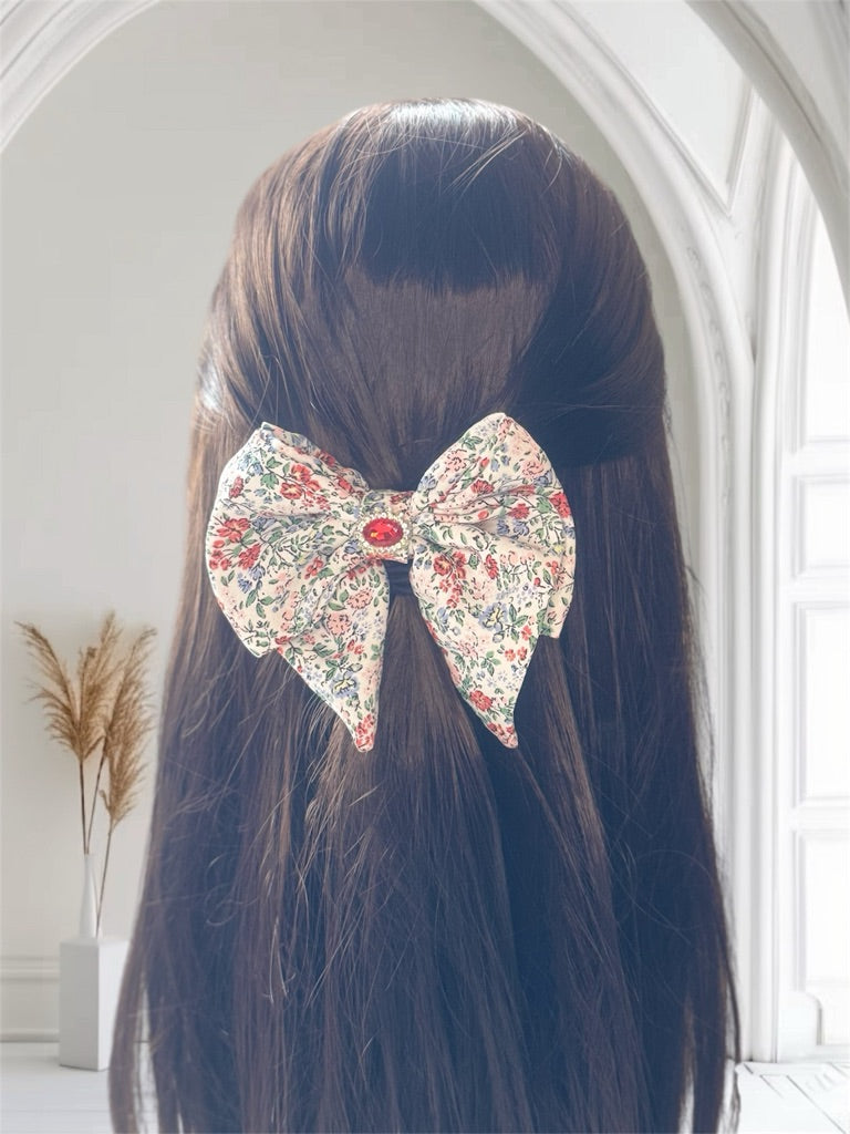 Medium Tail Hair Bow Clip