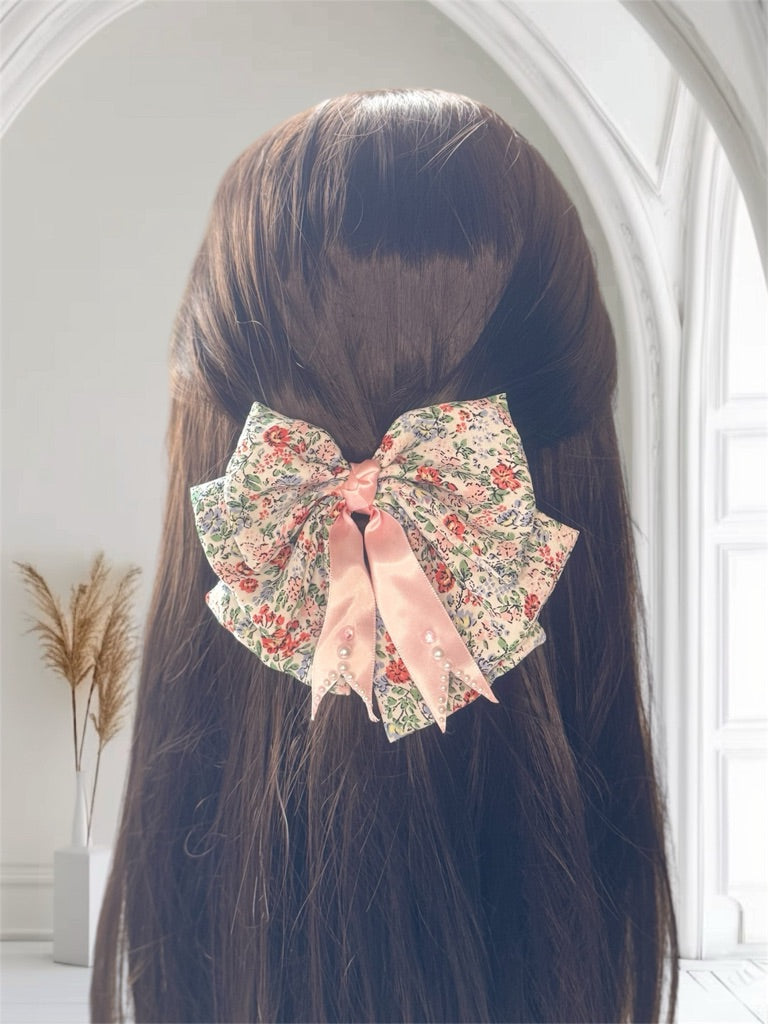 Medium Tail Hair Bow Clip