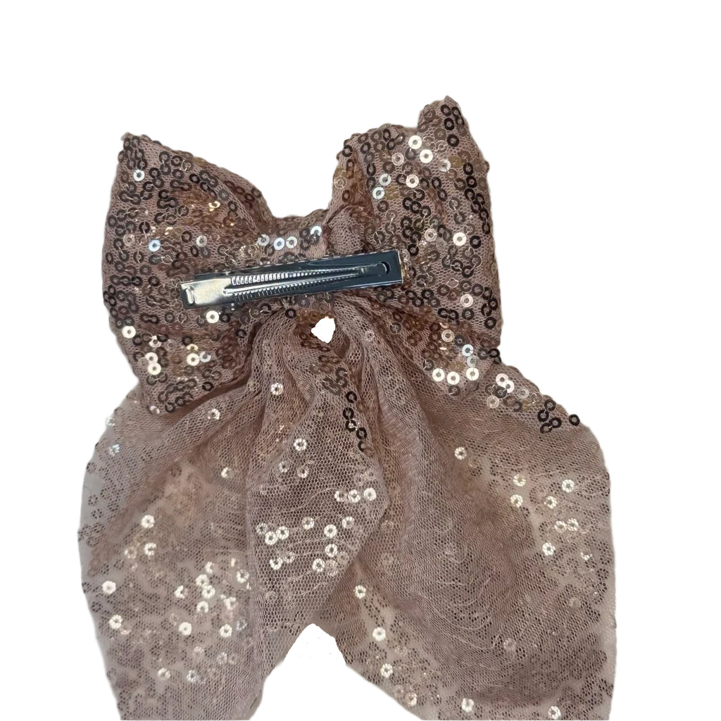 Medium Tail Hair Bow Clip