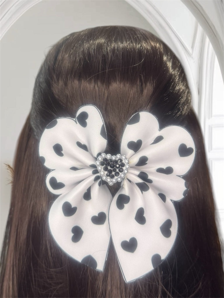 Neoprene Hair Clip Bows