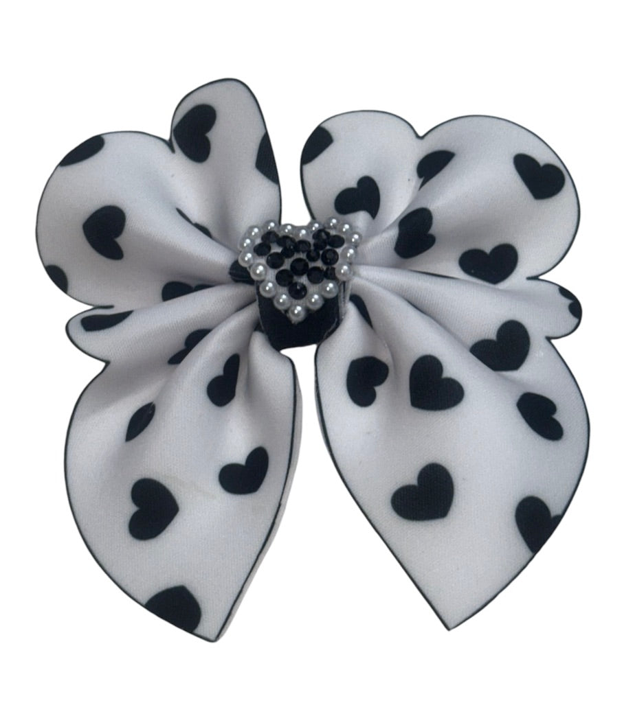 Neoprene Hair Clip Bows