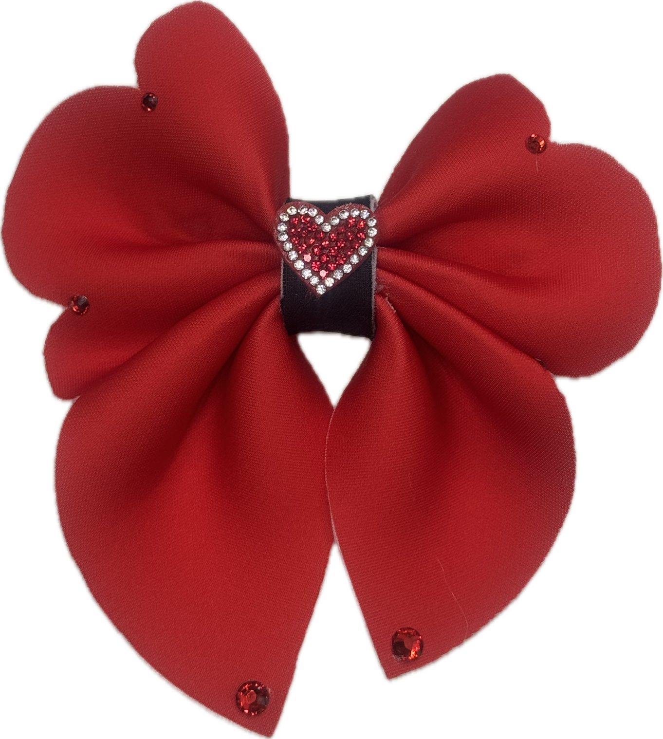 Neoprene Hair Clip Bows