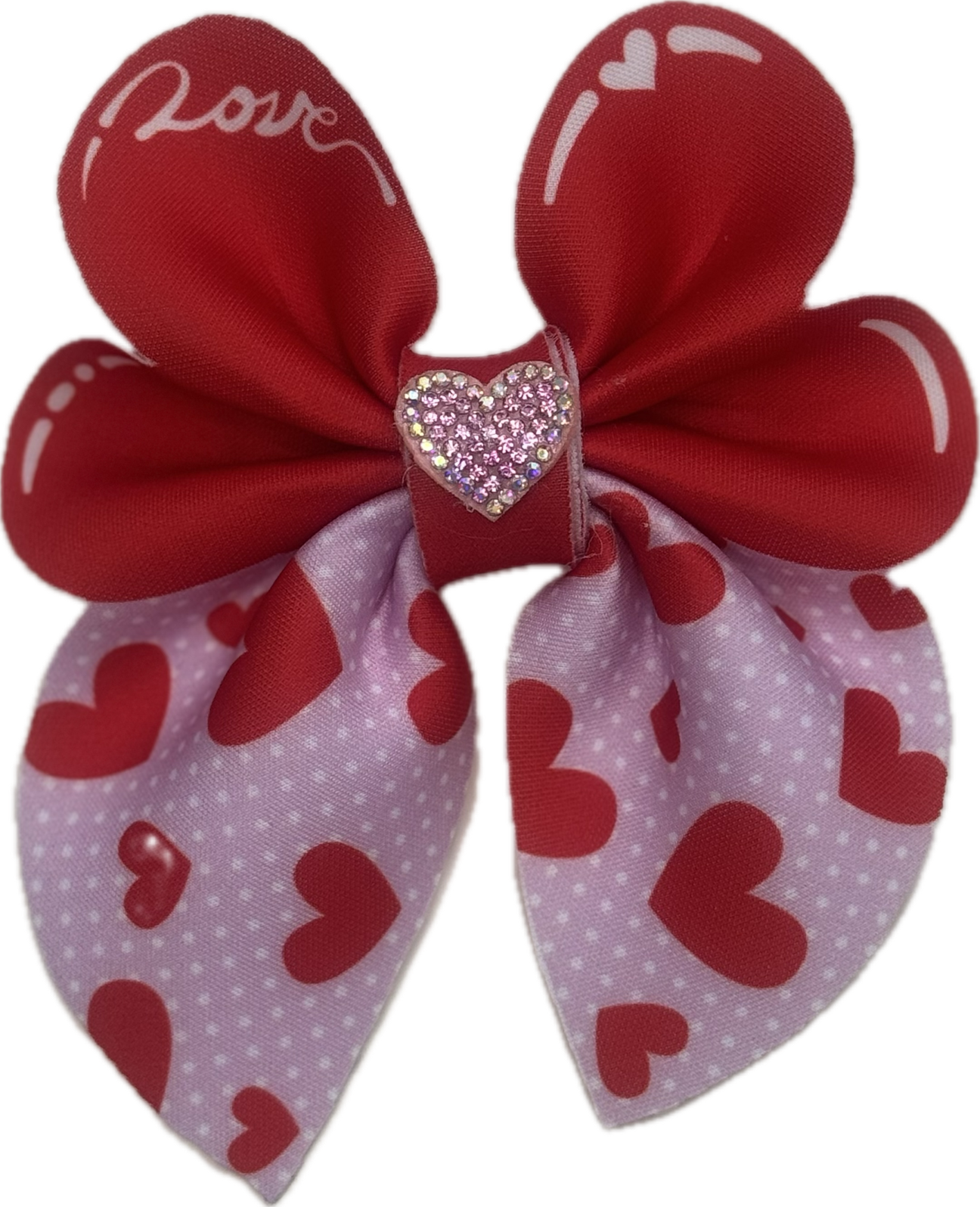 Neoprene Hair Clip Bows