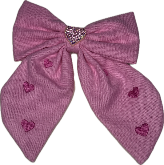 Medium Tail Hair Bow Clip