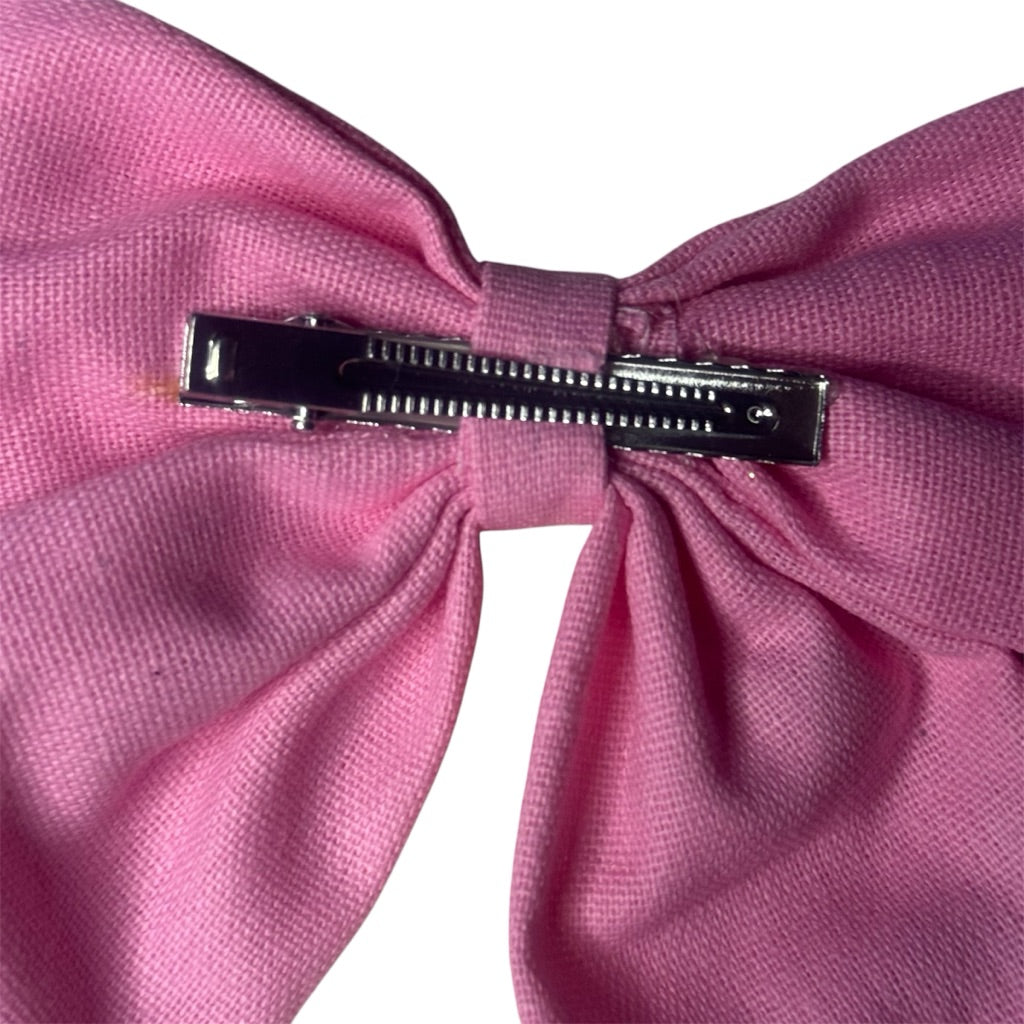 Medium Tail Hair Bow Clip