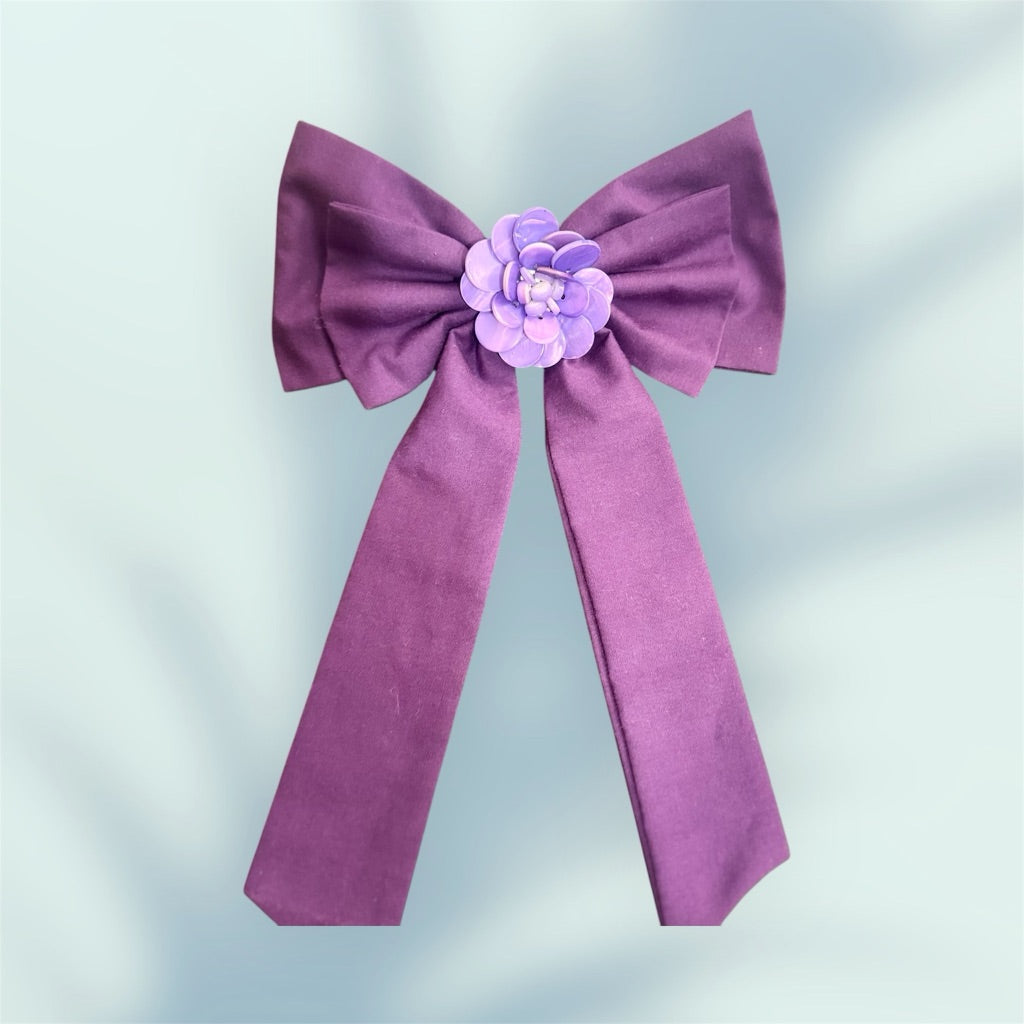 Long Tail Hair Bow